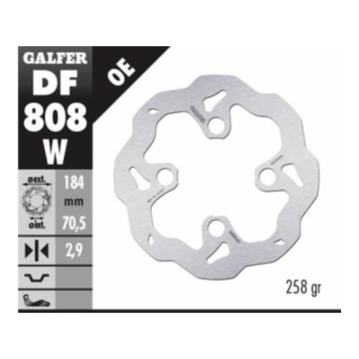 Trial Enduro Shop Bremsscheibe Vorn MONTESA Cote 4 RT BJ 05-14