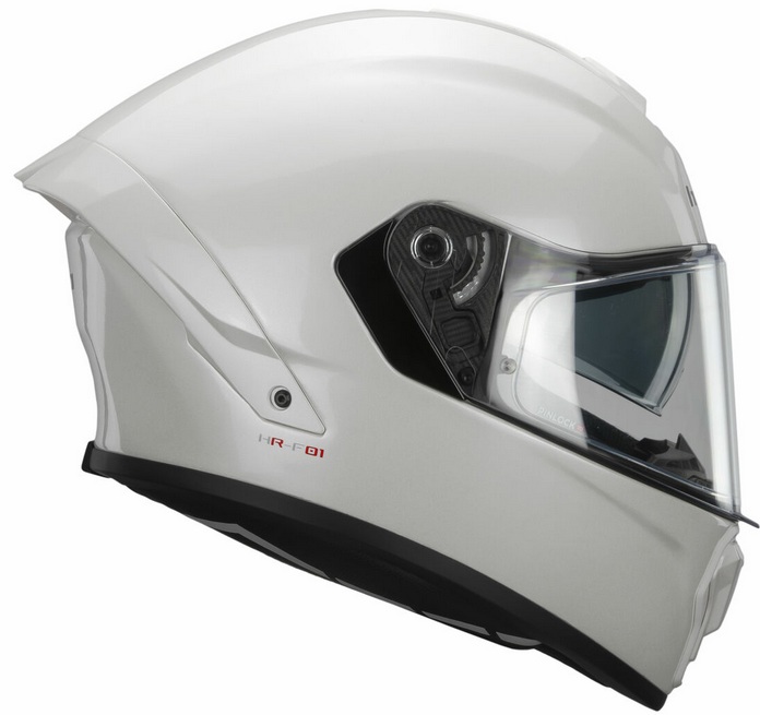 HC3320B-01 Trial Enduro Shop Hebo Suzuka Helm weiß seitlich