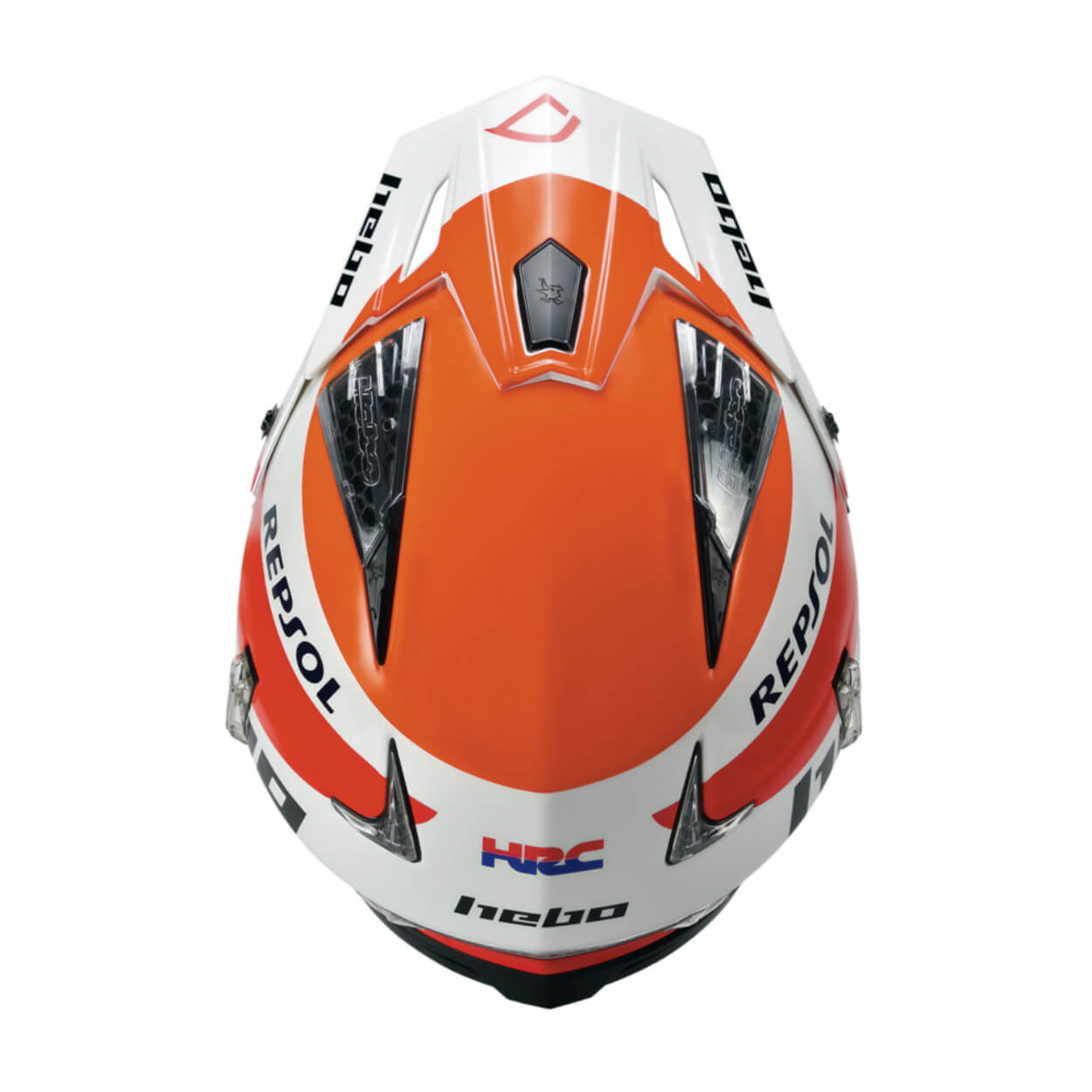 Trial Enduro Shop Hebo Repsol Fiberglas Helm HC1051