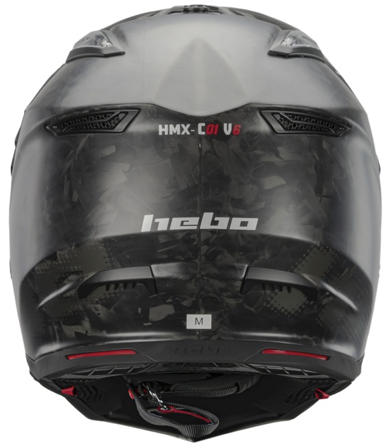 Trial Enduro Shop Hebo Carbon Race helm matt finish hinten