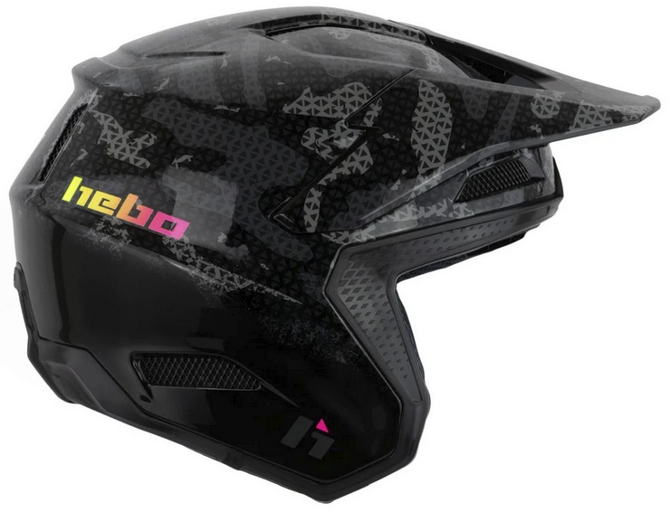 Hebo Zone Pro Toni Bou Fiberglas Helm schwarz Hebo Zone Pro Toni Bou Fiberglas Helm schwarz