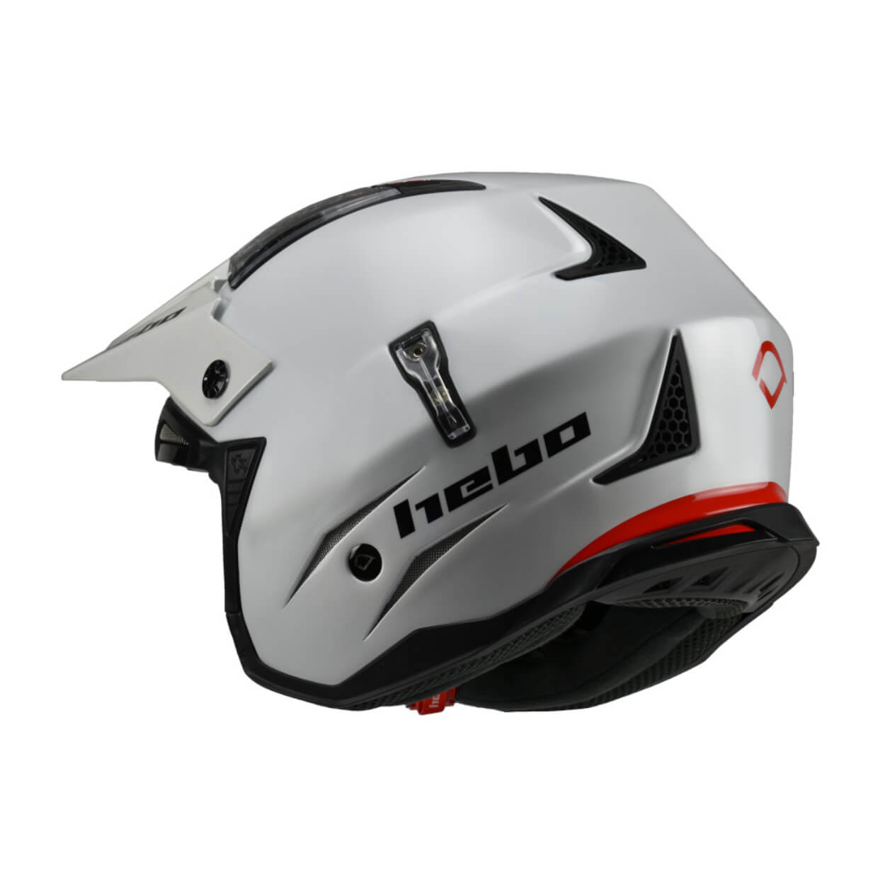 Trial Enduro Shop Hebo Zone 4 Fiberglas Helm weiß HC1030B