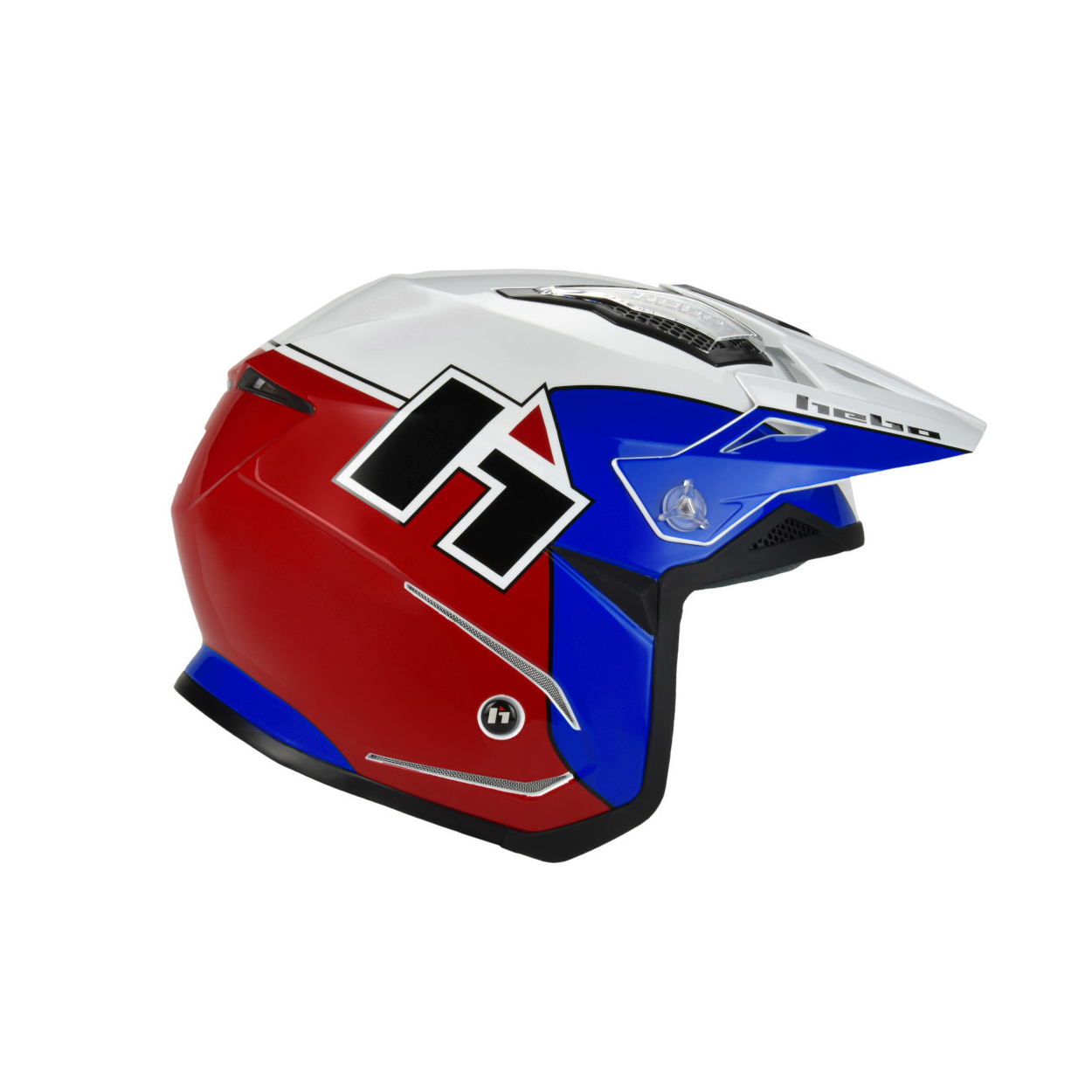 Trial Enduro Shop Hebo Helm Zone 5 rot-blau HC1126A