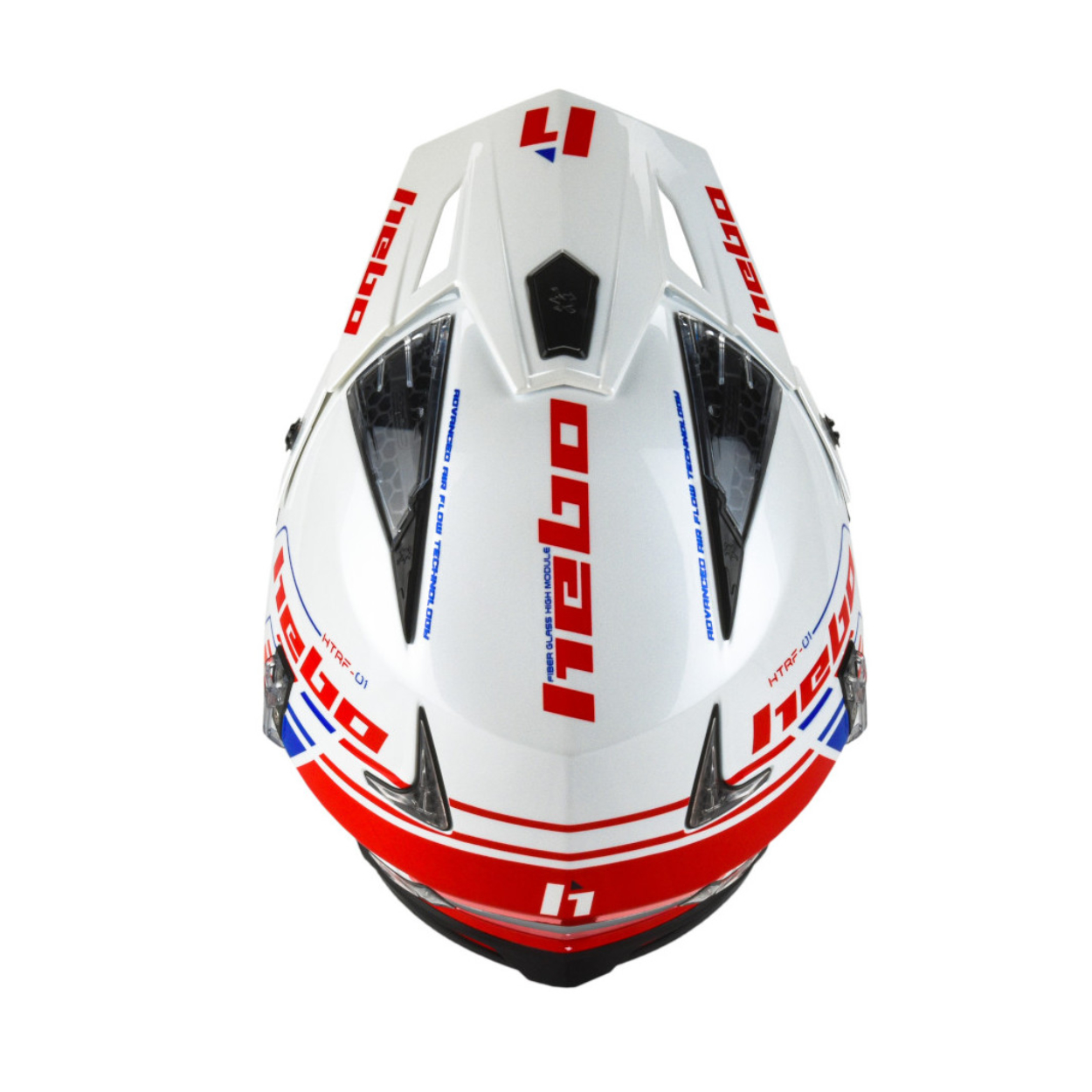 Trial Enduro Shop Hebo Zone 4 Fiberglas Helm weiß 1029B