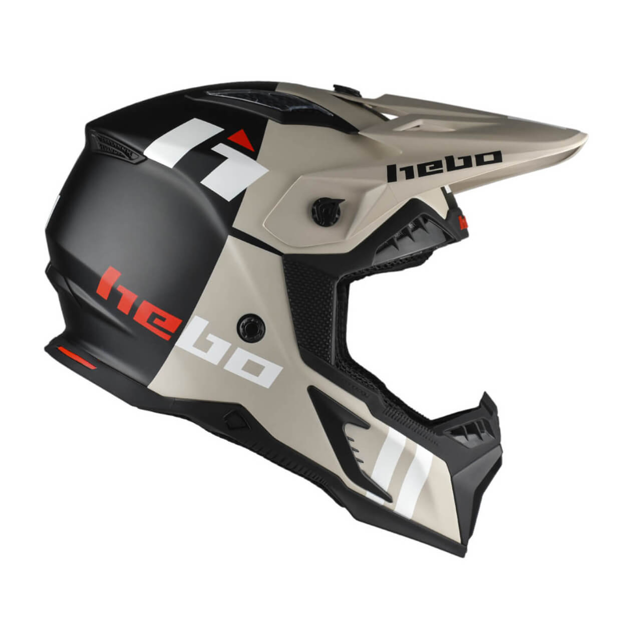 Trial Enduro Shop Hebo Fiberglas Helm beige HC0532BG