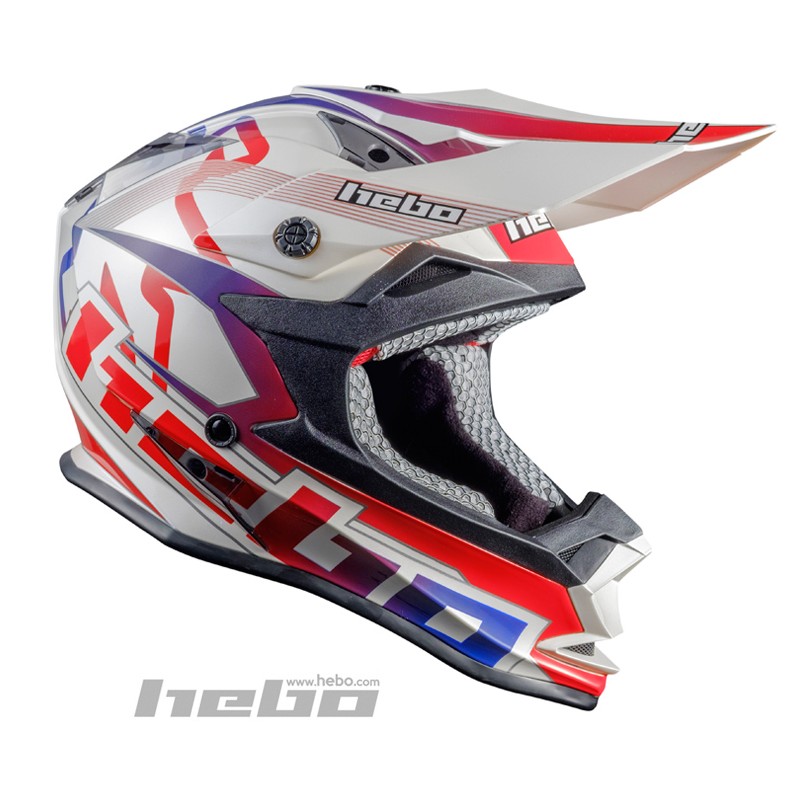 Trial-Enduro.shop Hebo Enduro / MX  ABS Helm Enduro Weiß