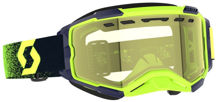 Trial Enduro Shop Scott Fury Chrome Brille gelb seitlich vorne