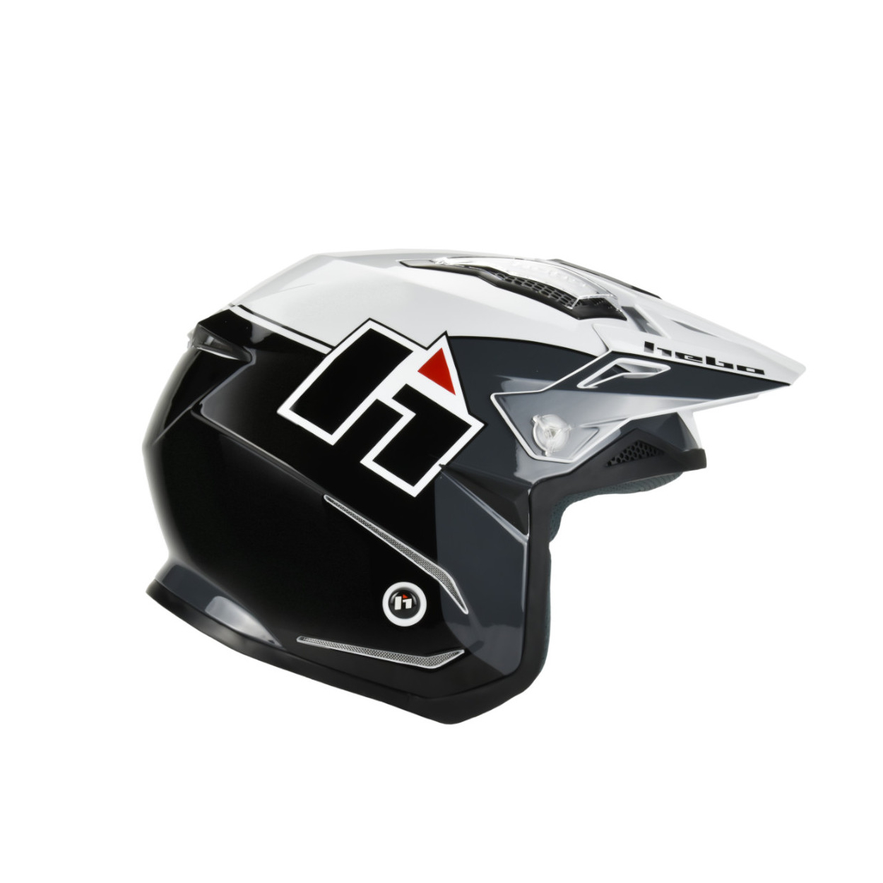 Trial Enduro Shop Hebo Helm Zone 5 schwarz-weiß HC1126G