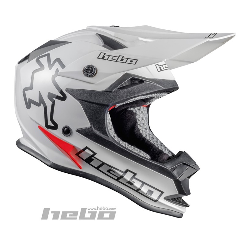 Trial-Enduro.shop Hebo Enduro / MX  ABS Helm Enduro Weiß 