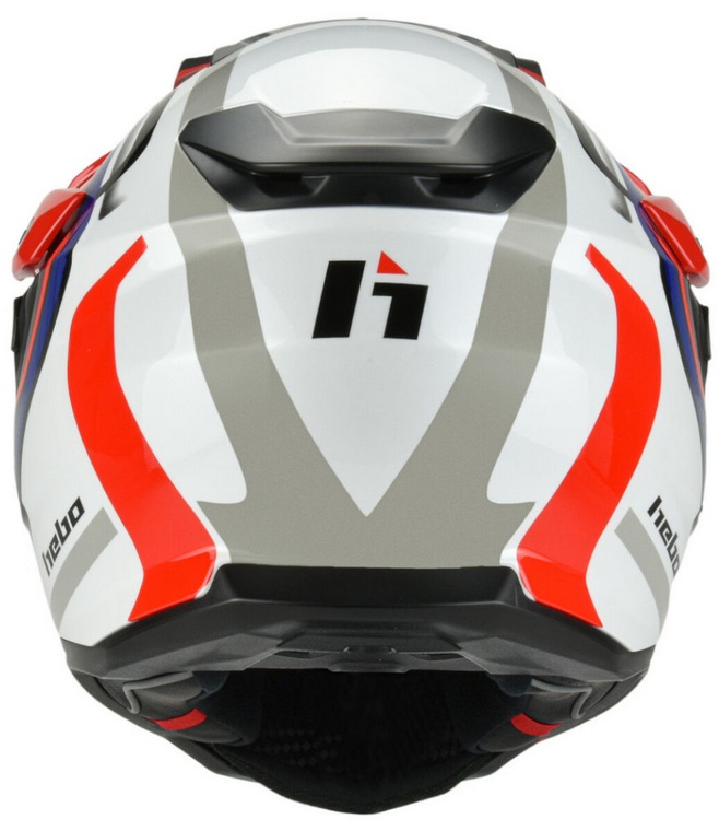 Trial Enduro Shop Hebo Panam Helm rot hinten