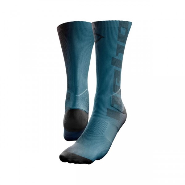 Trial Enduro Shop Hebo Mid calf Socke blau HE6401